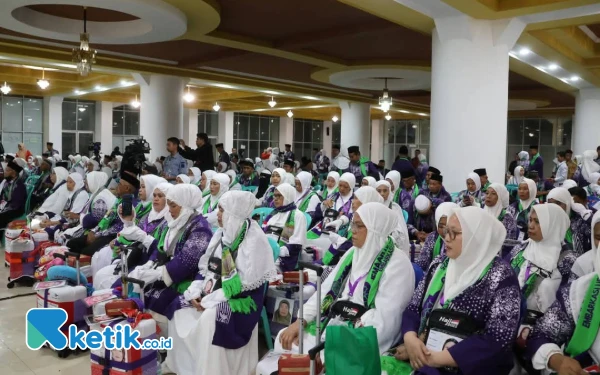 368 JCH Kabupaten Pinrang  Diberangkatkan ke Asrama Haji Sudiang Makassar