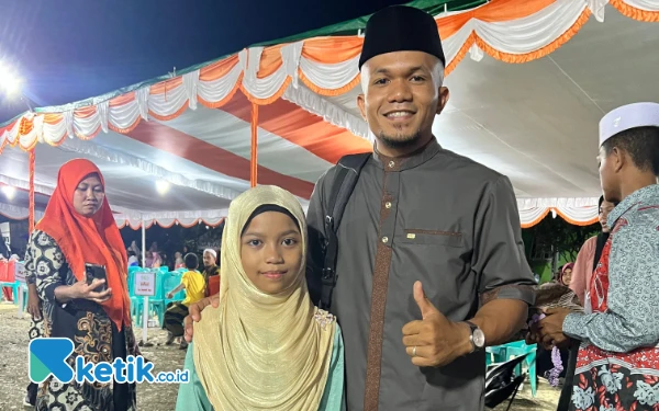 Thumbnail Qori Internasional Izzah Qurrata Ain Minta STQH 2027 Halsel Digelar di Loleojaya Kasiruta Timur