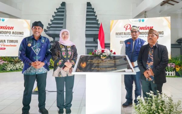 Thumbnail Berita - Pendopo Agung Ngadisari Direvitalisasi, Gubernur Khofifah Optimis Jadi Penguat Budaya Suku Tengger Bromo