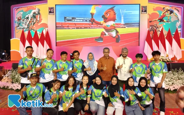 Thumbnail Saeba Si Elang Jawa Resmi Jadi Maskot Porprov IX Jatim di Kota Batu, Tuan Rumah Nyatakan Siap!