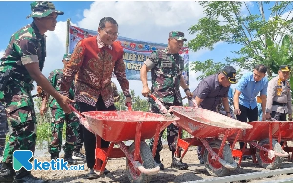 Thumbnail Berita - TMMD Reguler Ke-124 Kodim 0732/Sleman, Danrem: Untuk Kepentingan Rakyat TNI Bisa Jadi Apa Saja