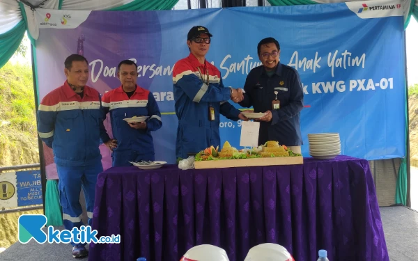 Thumbnail Berita - Pertamina EP Field Cepu Gelar Doa Bersama Dukung Tajak Sumur KWG PXA-01