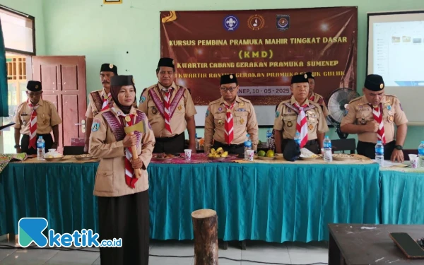 Wujudkan Profesionalisme Pembina Pramuka, Kwarcab Sumenep Gelar Kursus KMD