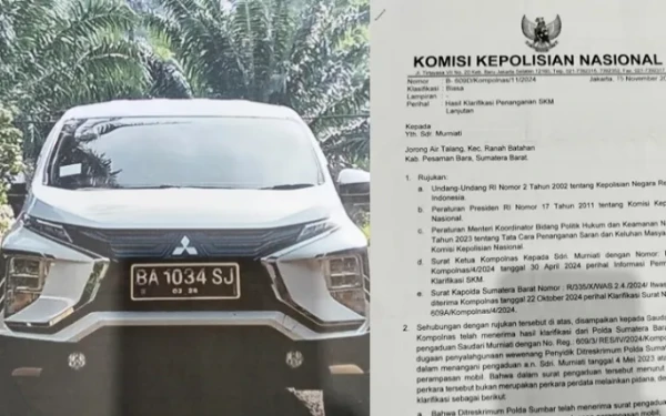 Thumbnail Berita - Mobilnya Dirampas Leasing, IRT di Pasbar Mengadu ke Polda Sumbar