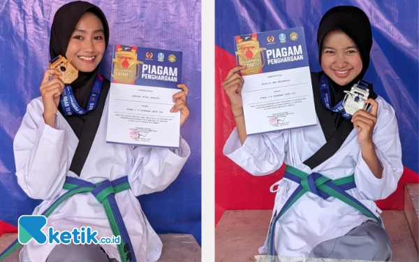 Thumbnail Berita - Hebat! 2 Siswi SMAN Pakusari Kabupaten Jember Sabet Juara Taekwondo Road to Porprov 2025