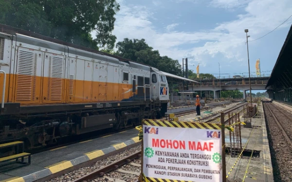 Thumbnail Fokus Kenyamanan Penumpang, Daop 8 Surabaya Perbaiki Infrastruktur Stasiun Gubeng