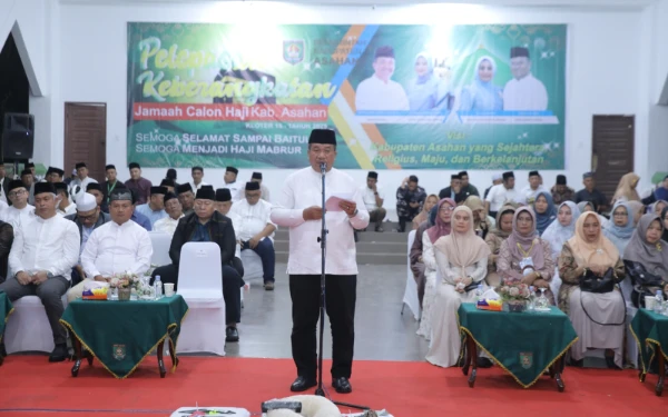 Thumbnail Lepas Jemaah Calon Haji, Bupati Asahan: Wajib Jadi Duta Akhlak dan Teladan Bangsa