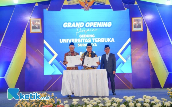 Thumbnail Dukung Kemajuan Dunia Pendidikan,  Bank Jatim Tanda Tangani MoU dengan UT Surabaya