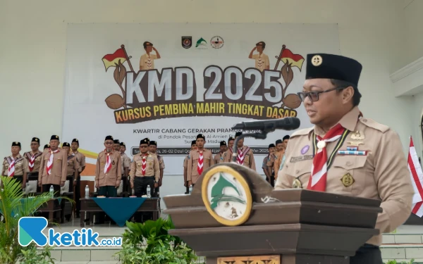 Thumbnail Berita - 267 Peserta Ikuti KMD di Al-Amien Prenduan, Ketua Kwarcab: Lahirkan Pembina Pramuka Berkualitas