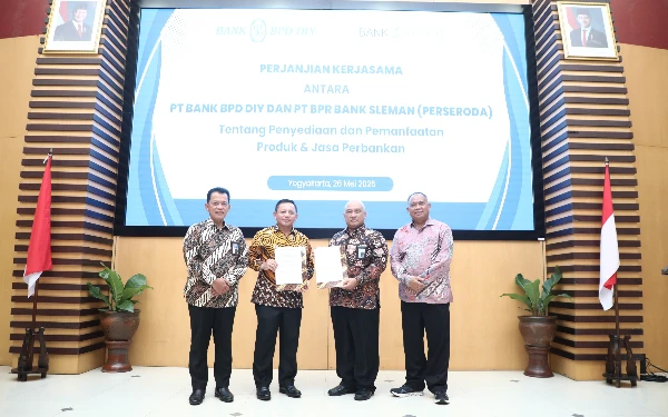 Thumbnail Berita - Kerjasama Strategis Bank BPD DIY dan Bank Sleman Tingkatkan Perekonomian Daerah