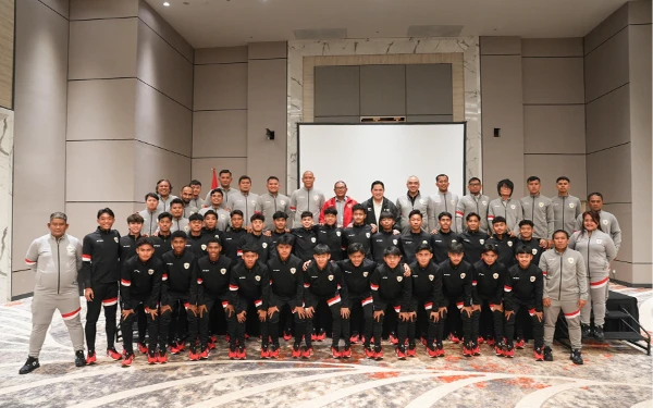 Thumbnail Timnas Indonesia U-17 Satu Grup dengan Brasil, Erick Thohir Titip Pesan Buat Nova Arianto