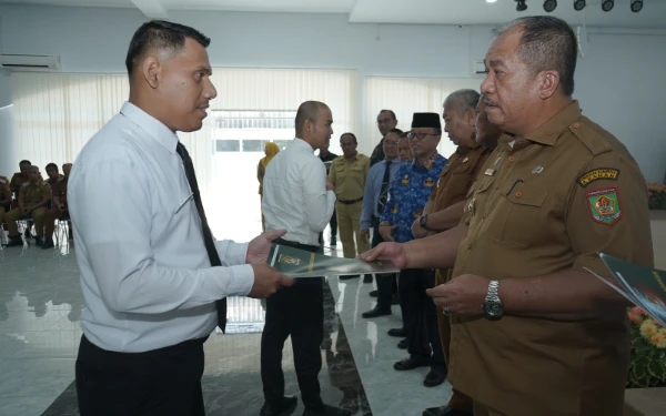 Thumbnail Berita - 148 SK CPNS Diserahkan Bupati Asahan Dengan Memahami Visi dan Misi Pemkab Asahan