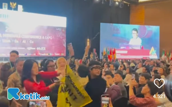 Thumbnail Berita - Aktivis Greenpeace Suarakan Penolakan Tambang Nikel Raja Ampat di Forum Indonesia Critical Minerals Expo