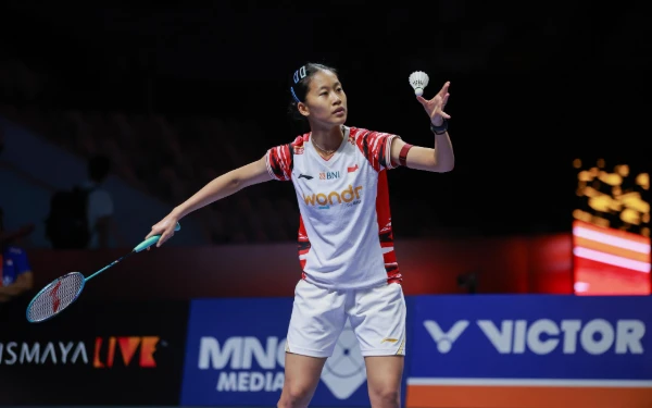 Thumbnail Berita - Putri KW Kalah Lawan Akane Yamaguchi di Indonesia Open 2025