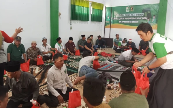 Thumbnail Berita - Potong Dua Ekor Sapi, PPP Lumajang Hadirkan Semangat Keikhlasan dan Keteladanan