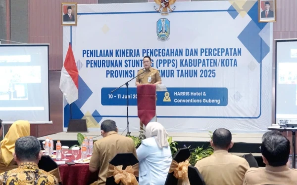 Thumbnail Komitmen Turunkan Stunting, Sekdaprov Jatim Tegaskan Pentingnya Konvergensi dan Kolaborasi Lintas Sektor