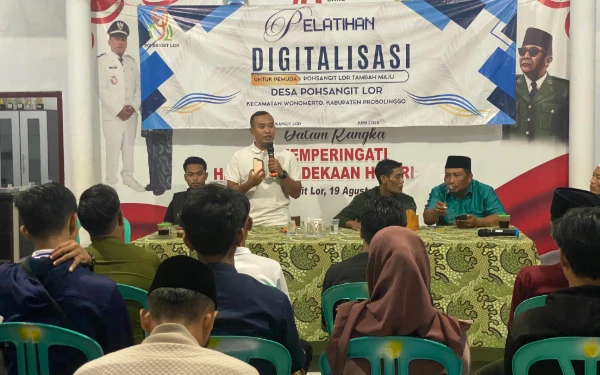 Thumbnail Berita - Edukasi Ekonomi Kreatif, Gekrafs dan Desa Pohsangit Lor Gelar Pelatihan Digitalisasi