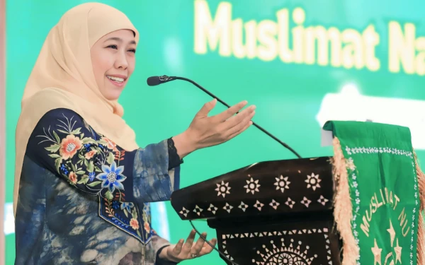 Thumbnail Gubernur Khofifah Hadiri Kick Off Pelatihan Paralegal Muslimat NU