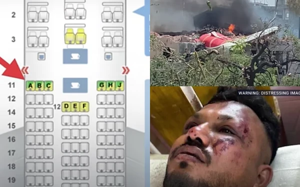 Thumbnail Viral! Mau Selamat Ketika Terbang Pesan Kursi 11A, Terbukti 2 Kecelakaan Hebat Selamat di Kursi Tersebut