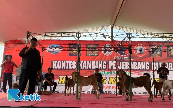 Thumbnail Berita - Peringati Bulan Bung Karno, Kontes Kambing PE Jerabang Blitar Gaungkan Kemandirian Peternak