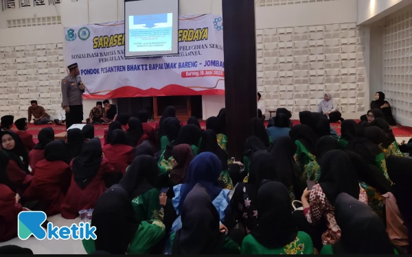 Cegah Bullying dan Pergaulan Bebas, Ratusan Santri di Jombang Ikuti Sarasehan Pendidikan