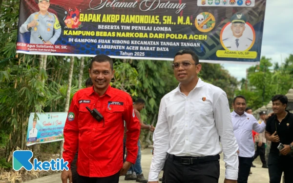 Thumbnail Berita - Jadi Perwakilan Abdya, Desa Suak Nibong Ikut Lomba Kampung Bebas Narkoba Polda Aceh