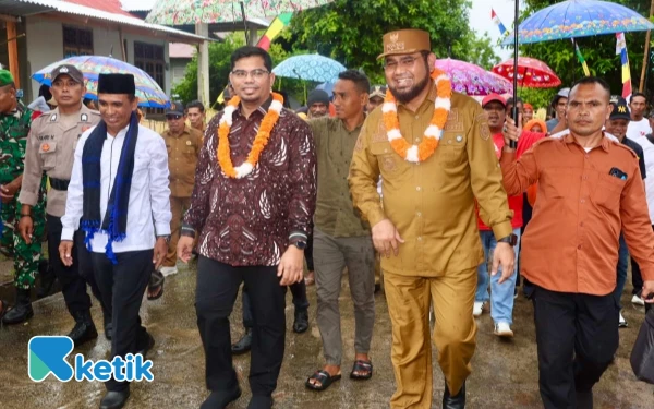 Thumbnail Bassam Kunjungi Desa Pasipalele Halmahera Selatan
