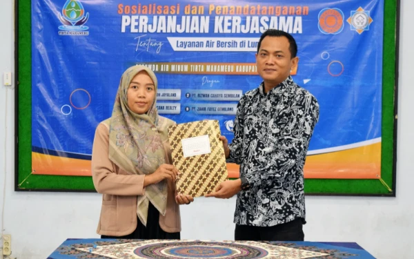 Thumbnail Berita - Enam Pengembang di Lumajang Tandatangani MoU dengan Perumdam Untuk Sediakan Air Bersih