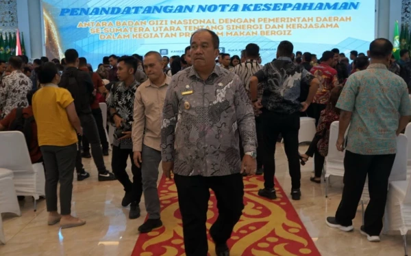 Thumbnail Taufik Zainal Tanda Tangani Nota Kesepahaman Program Makan Bergizi Gratis