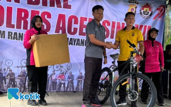 Thumbnail Fun Bike Polres Aceh Singkil Meriahkan HUT Bhayangkara ke-79, Ajak Masyarakat Hidup Sehat