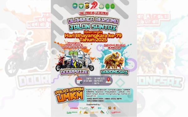 Thumbnail Berita - Jangan Lewatkan! Jalan Santai Polres Abdya, Ada Barongsai dan Bertabur Doorprize