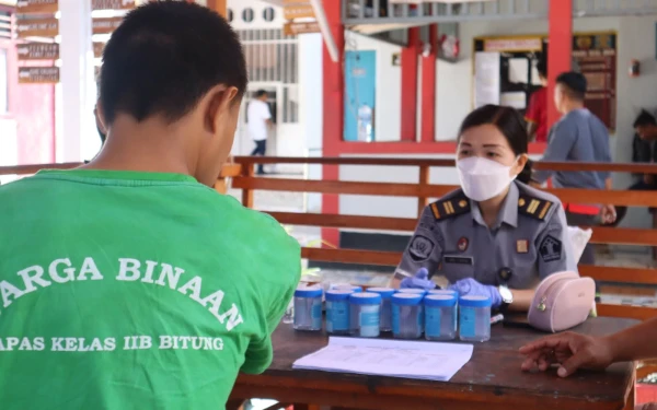 Thumbnail Berita - Berantas Narkoba di Balik Jeruji, Lapas Bitung Perketat Pengawasan