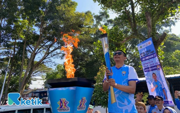 Thumbnail Api Porprov IX Jatim 2025 Mulai Dikirab Keliling Kota Malang