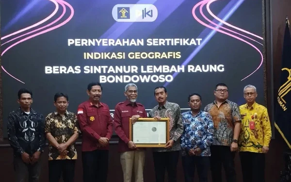 Thumbnail Beras Sintanur Bondowoso Resmi Dapat Sertifikat IG, Dorong Swasembada Pangan Nasional
