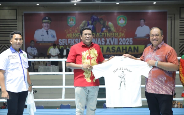 Thumbnail Bupati Asahan 'Naik Ring'! Dukung Bibit Unggul  Atlet Tinju Sumut di Kejurda