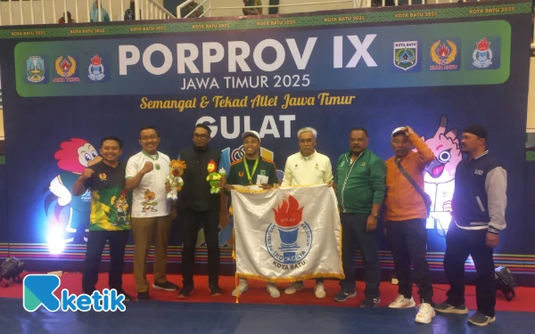Thumbnail Top! Kota Batu Juara Umum Gulat Porprov IX Jatim 2025