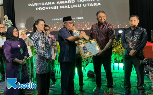 Thumbnail Halmahera Selatan Terbaik di Bawah Kota Ternate Dalam Paritrana Award Maluku Utara 2024