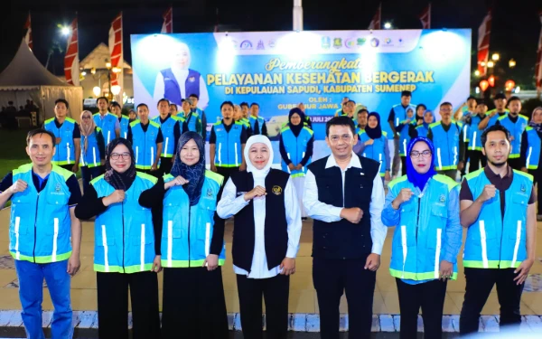 Thumbnail Khofifah Kirim Yankes dan Terapkan "Telesapa Madura", Harapan Baru Warga Kepulauan Terpencil