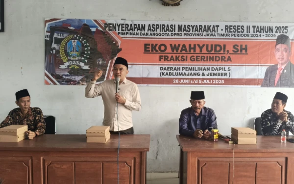 Thumbnail Berita - Anggota DPRD Jatim Eko Wahyudi Siap Bawa Aspirasi Warga Sumberejo Soal Infrastruktur