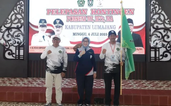 Thumbnail Berita - Setelah Porprov, Lumajang Berangkatkan Kontingen Porseni Madrasah Se-Jatim