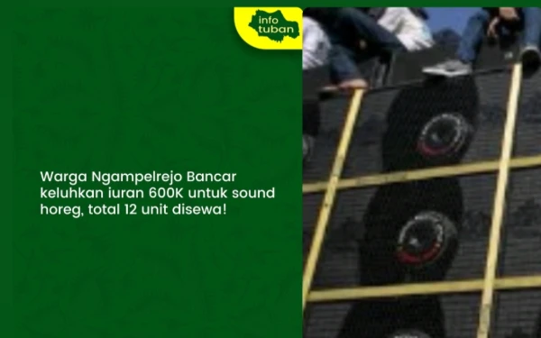 Thumbnail Berita - Demi Hiburan Sound Horeg, Warga Desa Ngampelrejo Tuban Ditarik Iuran Rp 600 Ribu