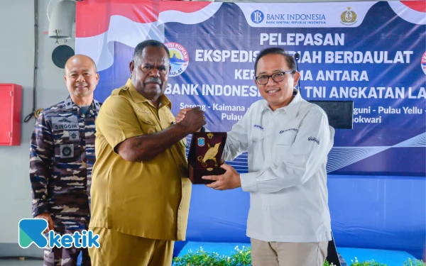 Thumbnail Berita - Pelepasan Tim Ekspedisi Rupiah Berdaulat 2025 di  Wilayah Papua Barat dan Papua Barat Daya