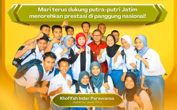 Thumbnail Siswa Jawa Timur Kuasai Peringkat Nasional dengan 5.098 Medali, Khofifah: Bukti Talenta Muda Jatim Kompetitif