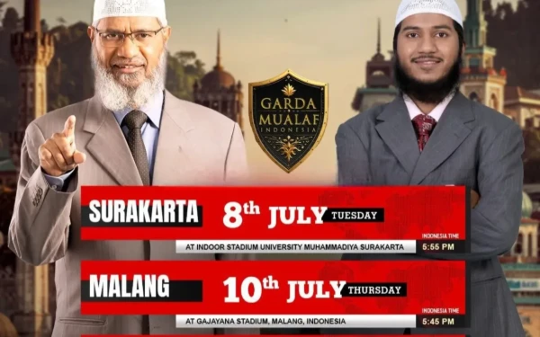 Thumbnail Kontra Penolakan, Warganet Antusias Sambut Zakir Naik di Kota Malang
