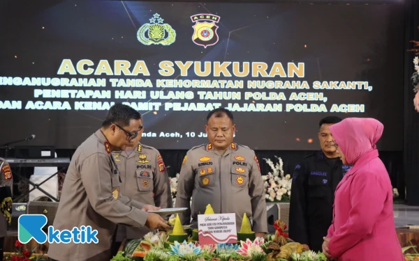 Thumbnail Berita - Polda Aceh Gelar Syukuran Atas Penganugerahan Tanda Kehormatan Nugraha Sakanti