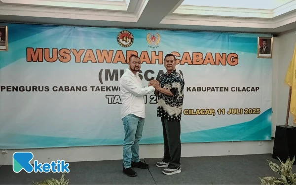 Thumbnail Berita - Rio Aditya Terpilih Sebagai Ketua Pengcab Taekwondo Cilacap 2025-2029