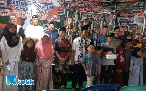 Thumbnail Berita - Laskar Merah Putih Pemalang Gelar Santunan Anak Yatim Sambut Muharram 1447 H