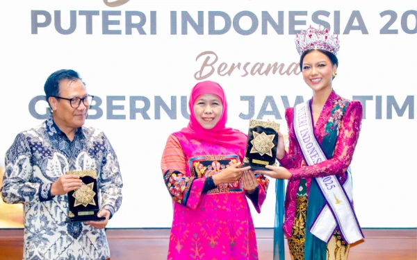 Thumbnail Sambut Puteri Indonesia 2025 Pulang ke Jatim, Gubernur Khofifah: Gaungkan Pariwisata dan Budaya Jatim hingga Mendunia