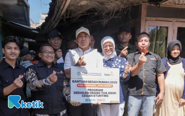 Thumbnail Mendukbangga Gandeng Lazismu Rehab 2 Rutilahu Keluarga Berisiko Stunting