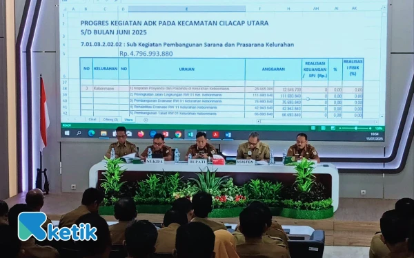 Thumbnail Berita - Pemkab Cilacap Gelar Rakor POK Triwulan lI, Bupati Minta OPD Perbaiki Kinerja